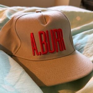 A. Burr baseball hat Hamilton the Musical